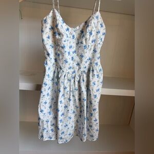 Altrd state Blue and White Floral Mini Dress